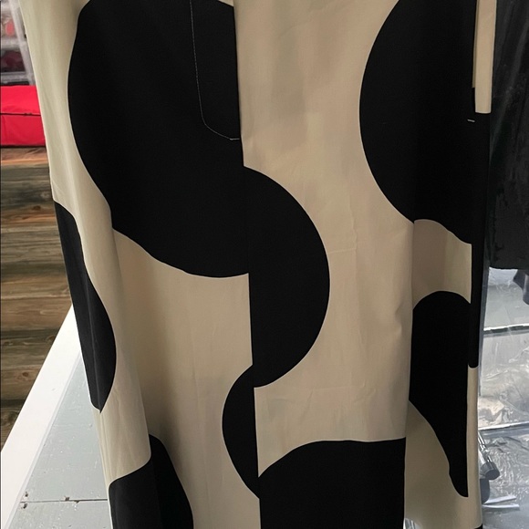 Zara polka Dot Midi NWT sz Lg Blk&white - Picture 6 of 6